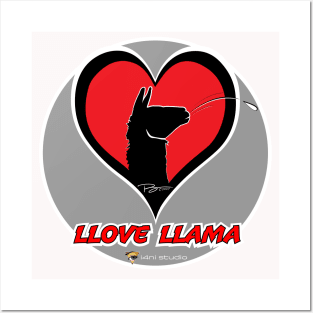 The Llove Llama Posters and Art